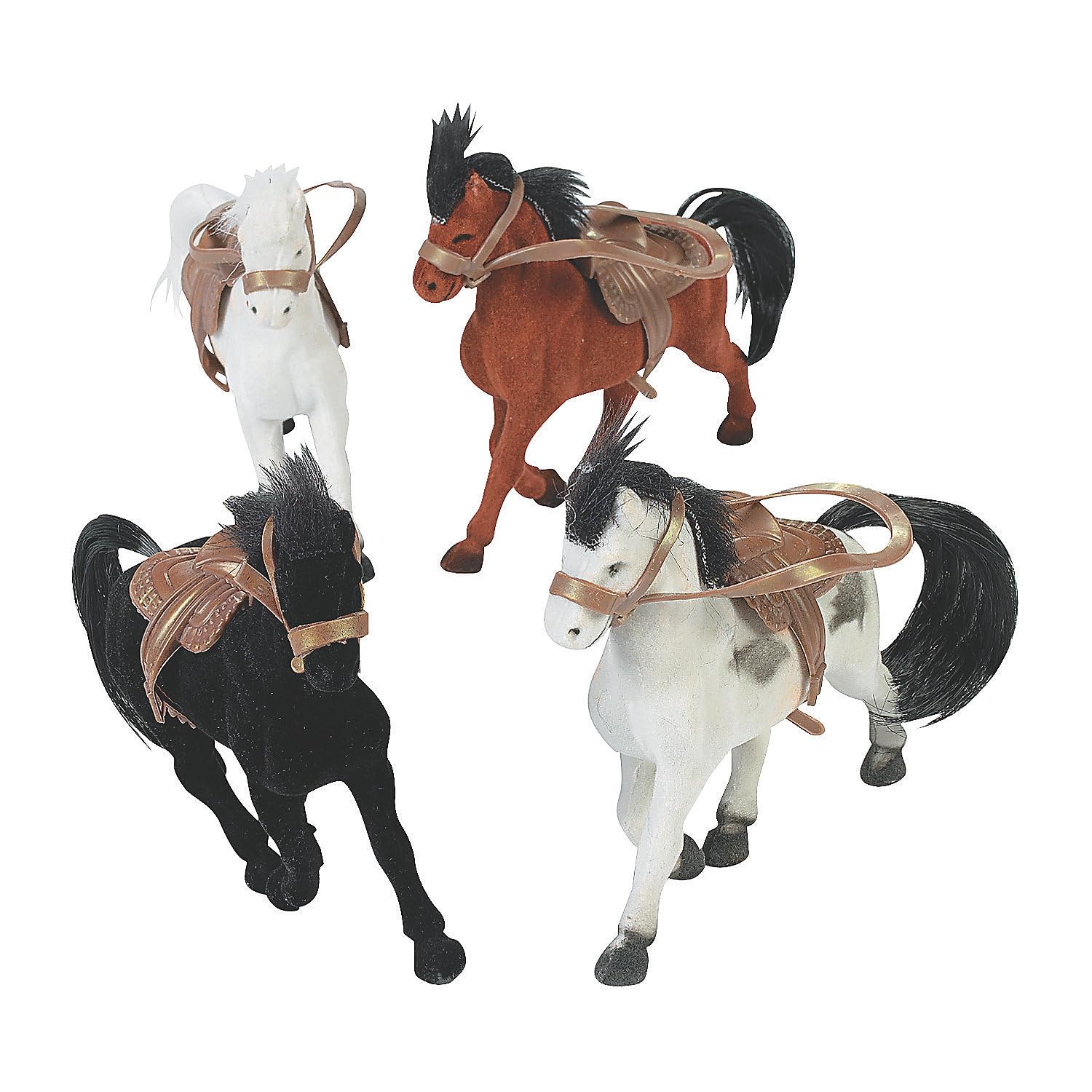 Amazon.co.jp: Fun Express フロックドトイ 馬フィギュア サドル付き Amazon.co.jp: Fun Express フロックドトイ 馬フィギュア サドル付き